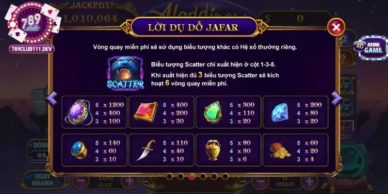 Quay hũ Alalldin Slots 789Club Trải nghiệm Quay Hũ Huyền Thoại 4 Kinh nghiệm chinh phục quay hũ Alalldin Slots 789Club